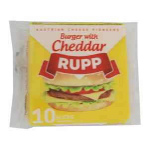 Rupp Burger With Cheddar Slice Cheese 200g