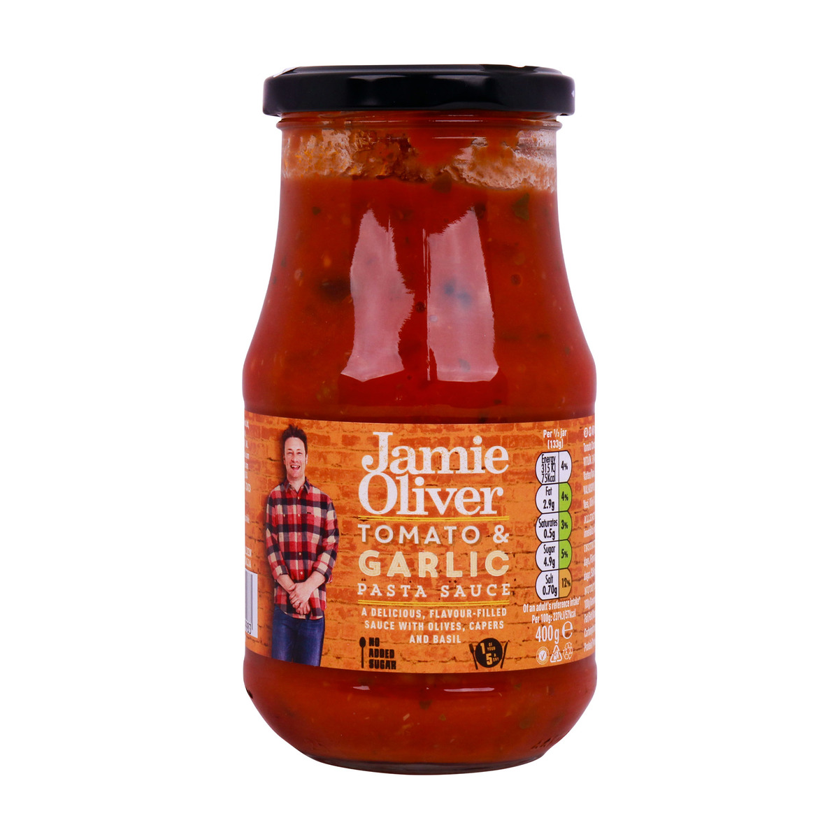 Jamie Oliver Tomato And Garlic Pasta 400g | Sauces | Lulu KSA