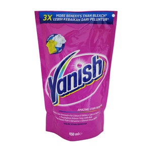 Vanish Pink Liquid Fabric Stain Remover 450ml