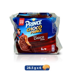Lu Prince Choco Prince Biscuits 6 x 28.5g