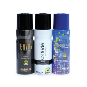 Amalia Perfume Deodorant Spray 100ml x 3pcs