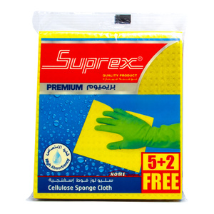 Suprex Premium Cellulose Sponge Cloth 5pcs