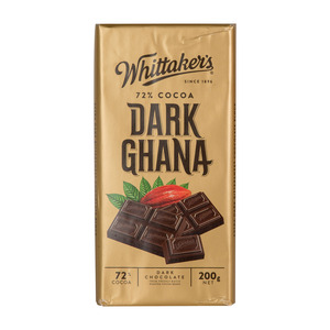 Whittaker's Dark Ghana Dark Chocolate 200g