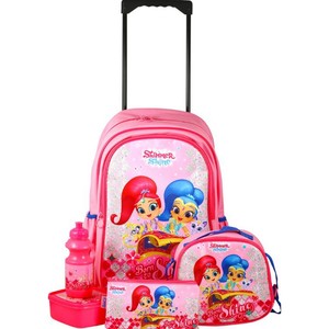 School Trolley Bag 5 in 1 Set Assorted