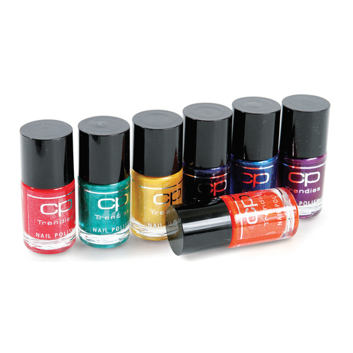 Buy CP Trendies Rainbow Colours Nail Enamel 11ml x 7pcs Online - Lulu ...