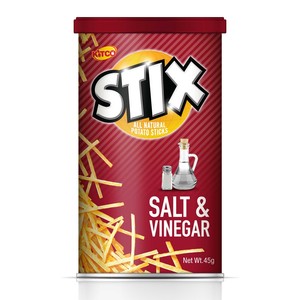 Kitco Stix Salt & Vinegar Potato Sticks 45g