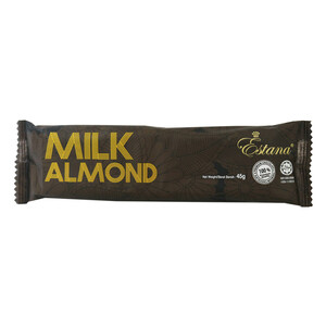 Estana Milk Almond Choco Bar 45g