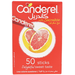 Canderel Low Calorie Sweetener With Sucralose 50 Sticks