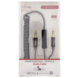 Trands Aux Cable With Mic CA119 1Mt