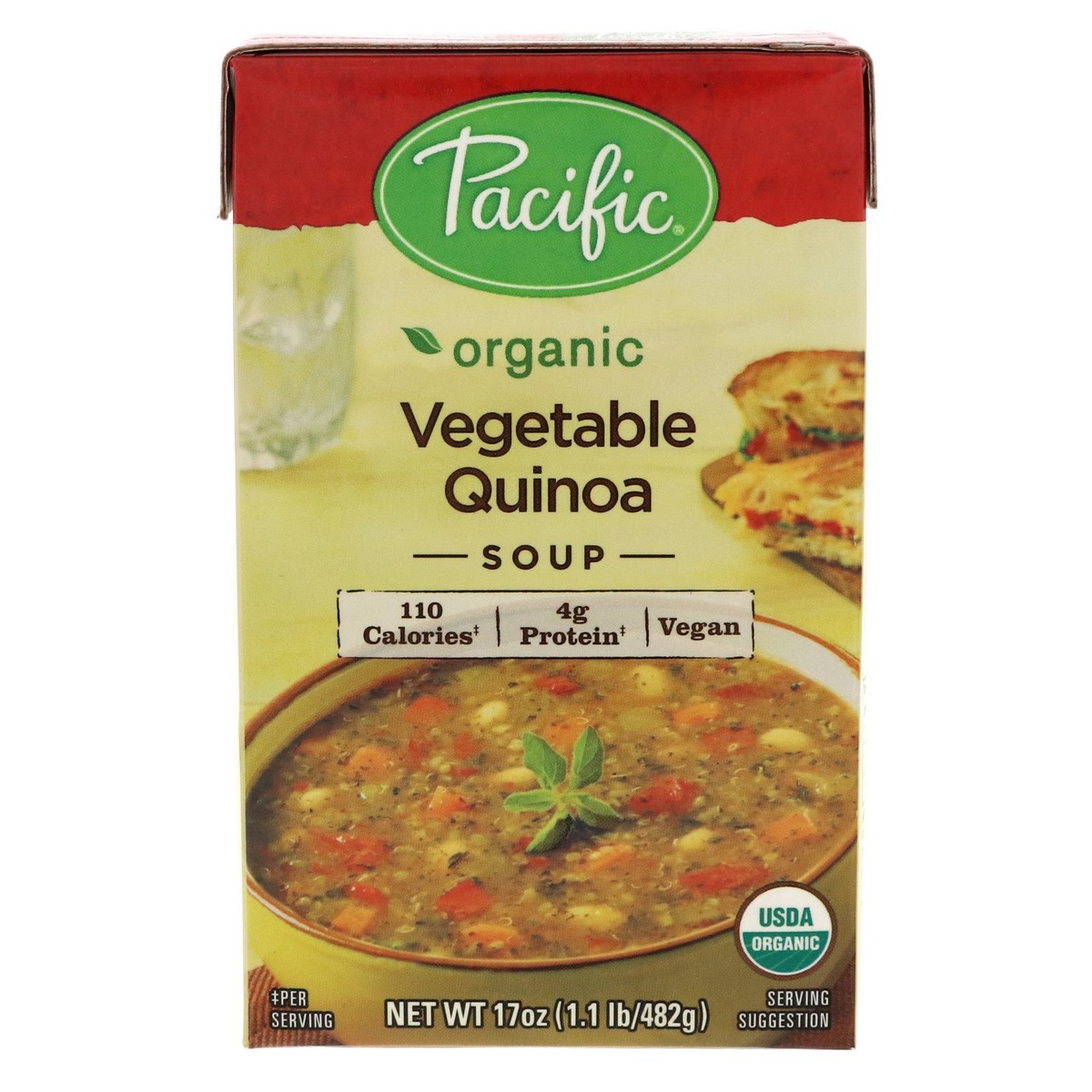 Pacific  Vegetable Quinoa Soup 482g