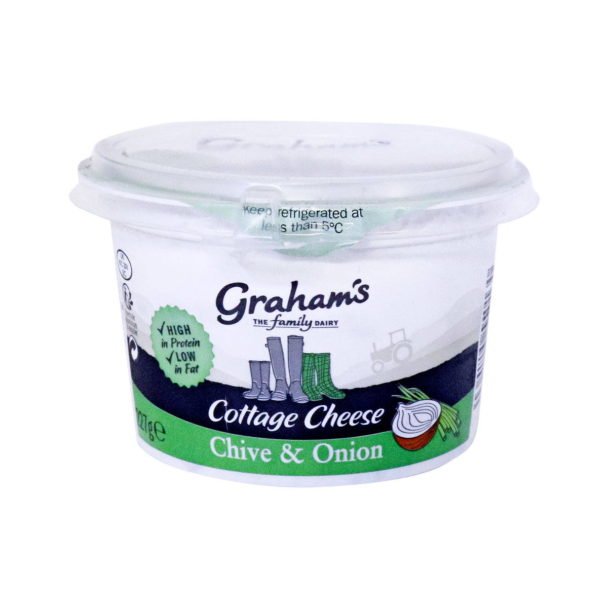 Buy Kingdom Dairy Cottage Cheese With Chive Onion Low Fat