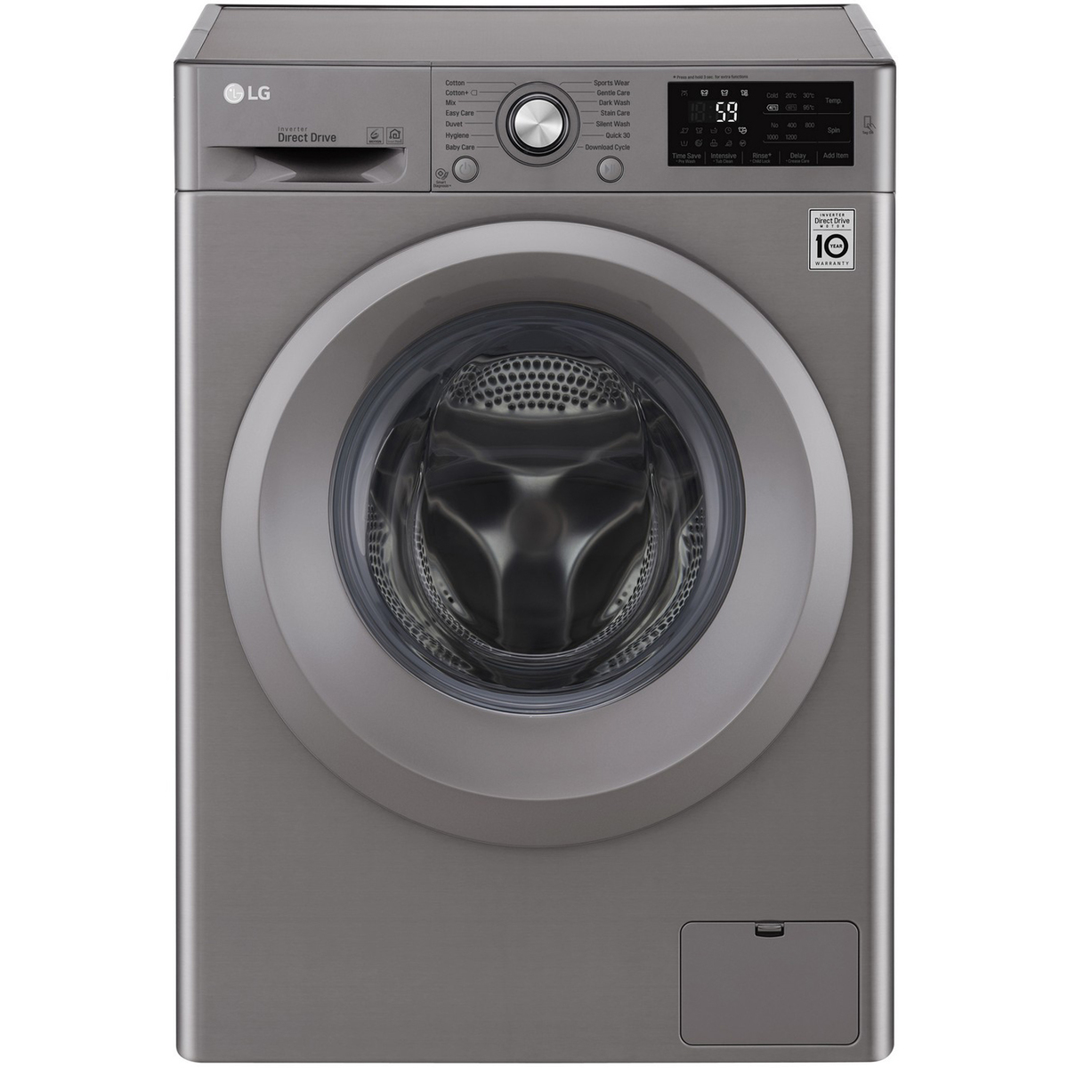 Buy Lg Front Load Washing Machine F2j5qnp7s 7kg Online Lulu