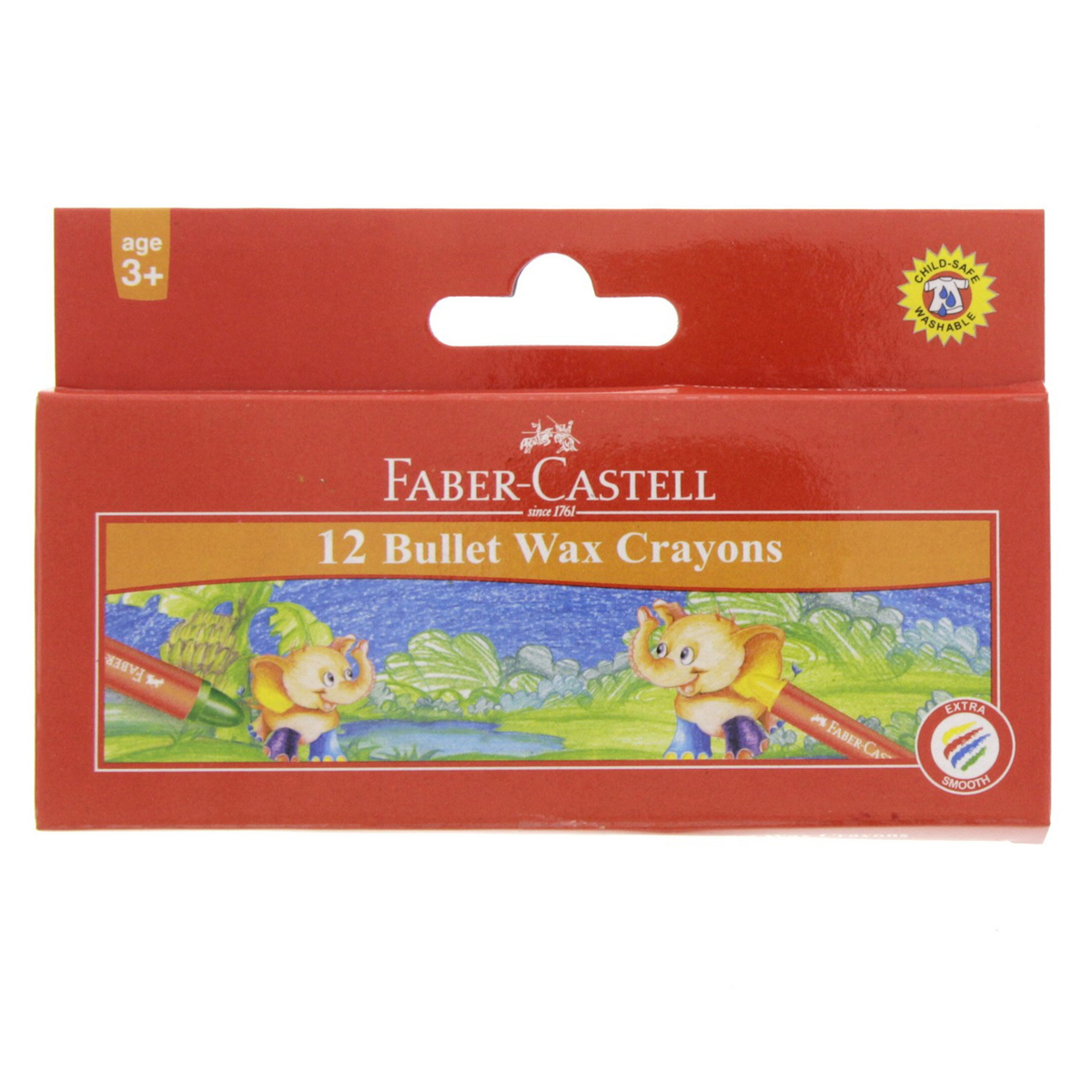 Faber-Castell Bullet Wax Crayons 12 Pieces
