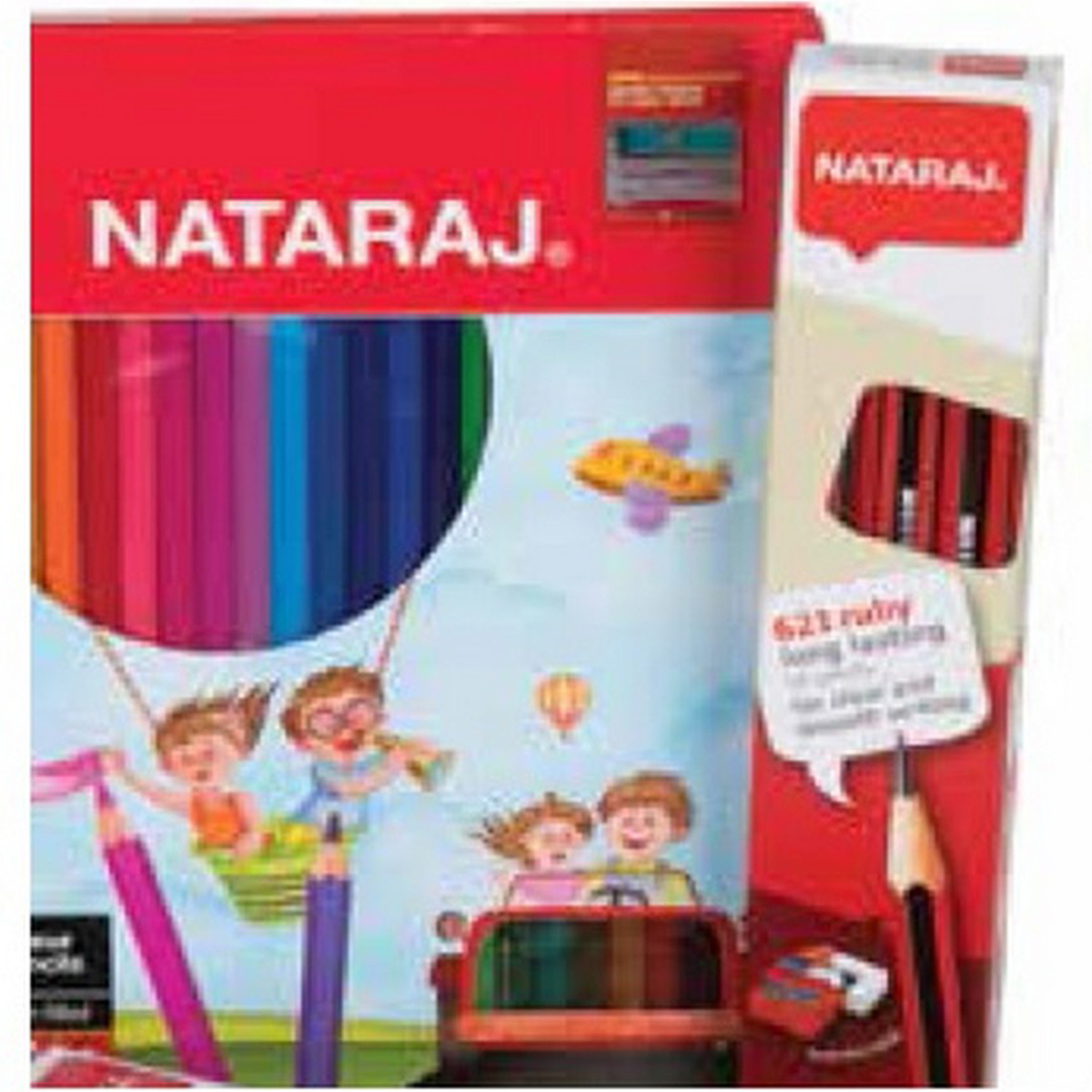 Nataraj Color Pncl 24's + HB Pencil 48's