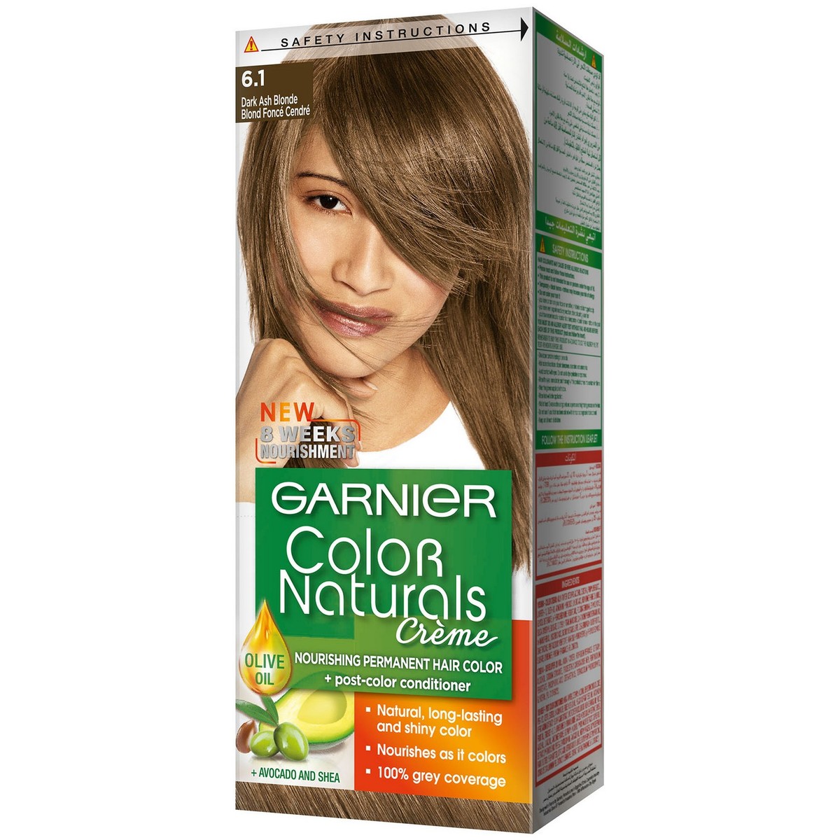 Buy Garnier Color Naturals 6 1 Dark Ash Blonde Hair Color 1 Packet