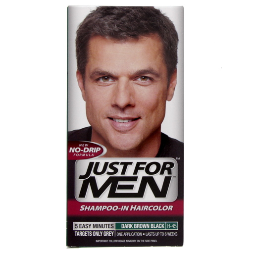 Buy Just For Men Shampoo In Hair Color Dark Brown Black H