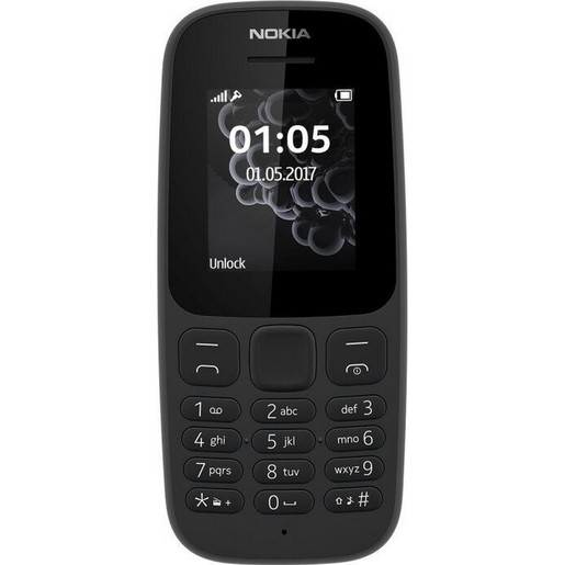 Buy Nokia Mobile Phone 105 Single Sim Black Online Lulu
