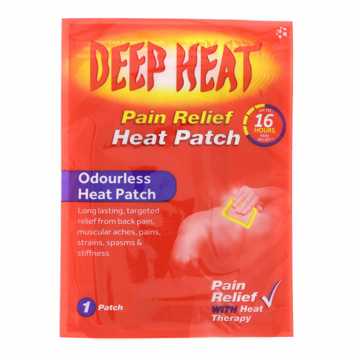 Deep Heat Pain  Heat Patch 1Patch