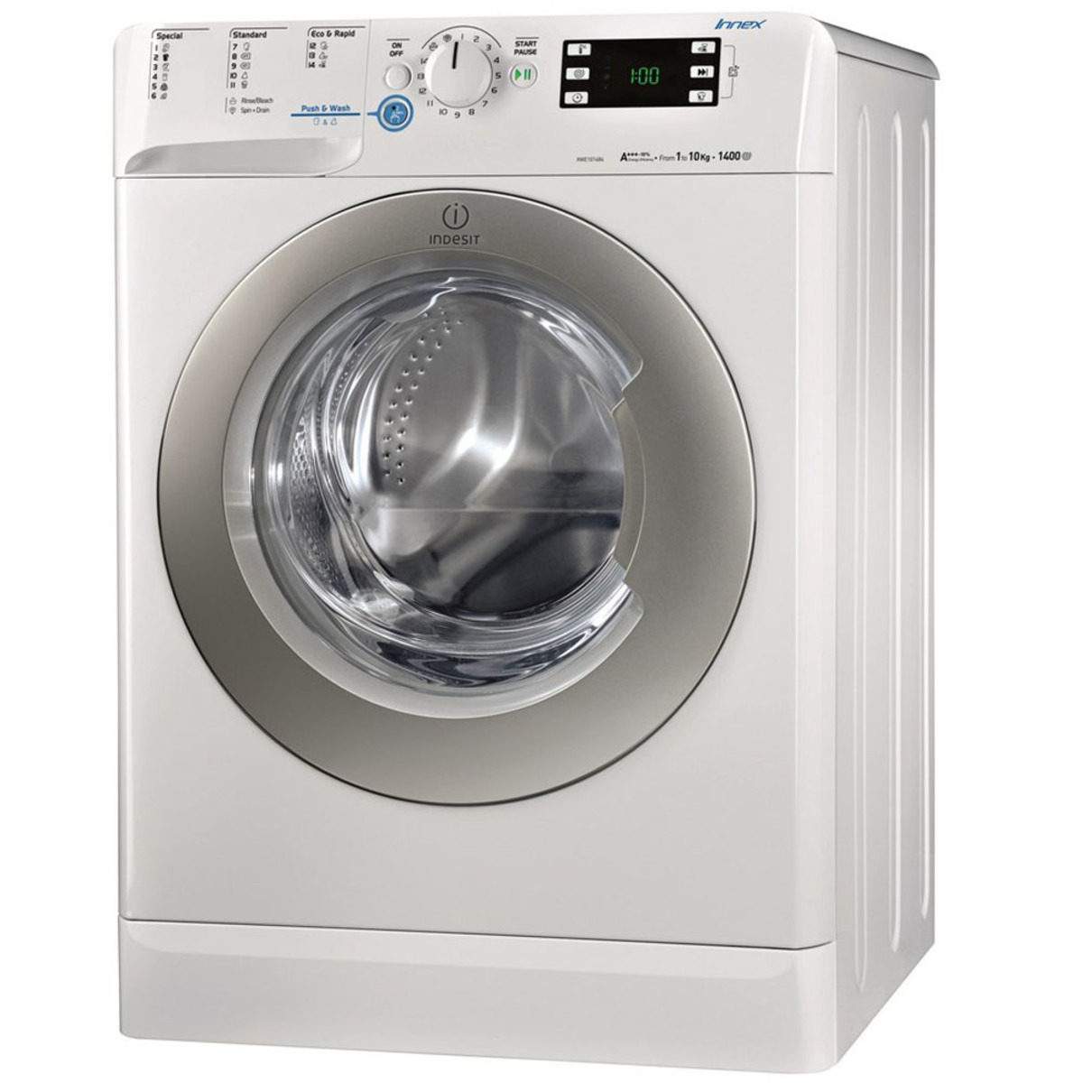 Indesit Front Load Washing Machine XWE-101484XWSSSEU 10Kg