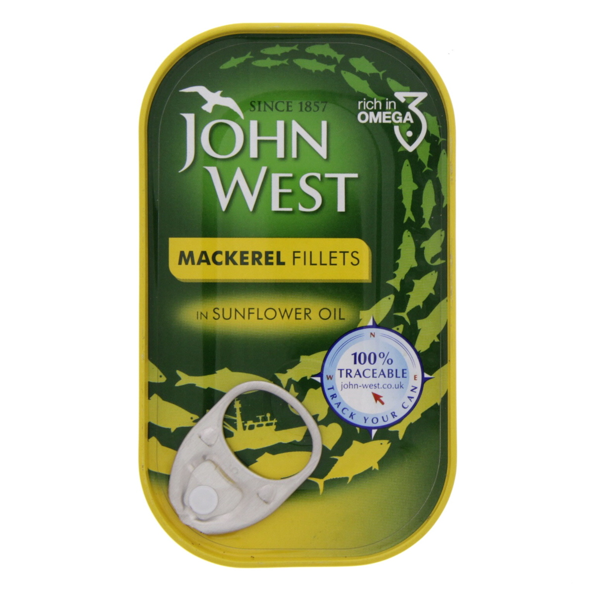 John West Mackerel Fillets In Sunflower Oil 125g