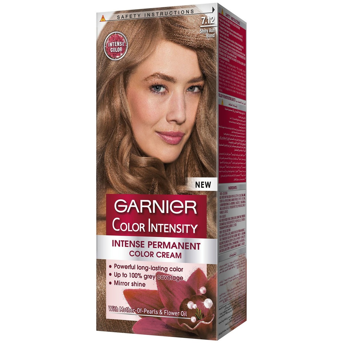 Buy Garnier Color Intensity 7 12 Shiny Ash Blonde Hair Color 1