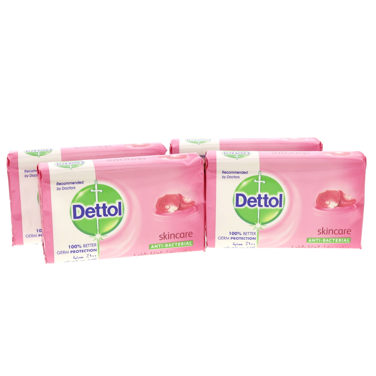 Dettol Anti-Bacterial Soap Skincare 165g x 4pcs