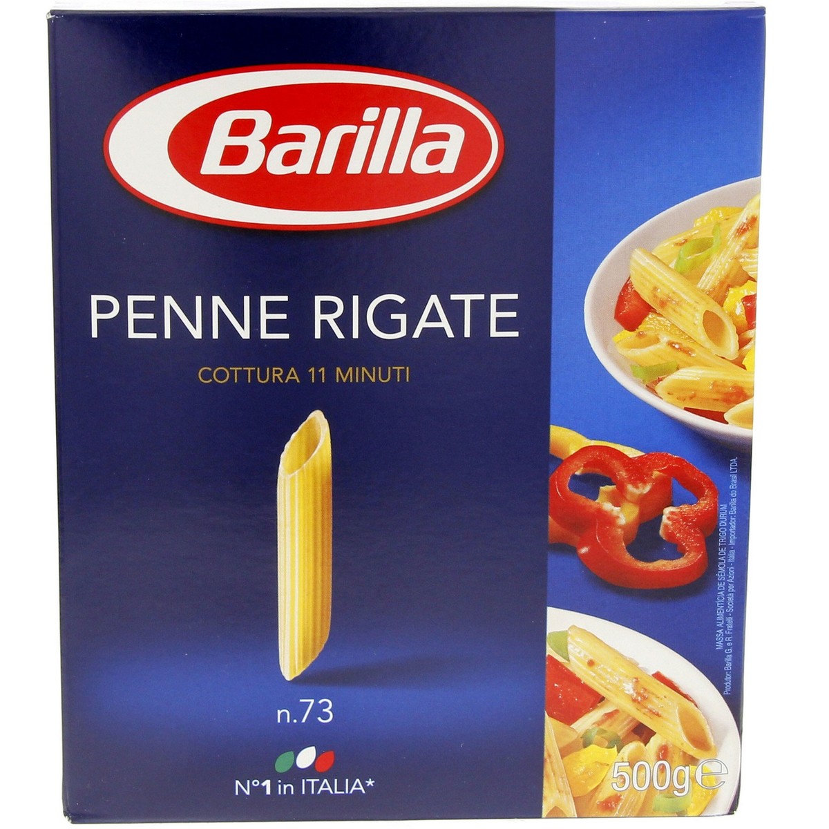 Barilla Penne Rigate No:1 In Italia 500g