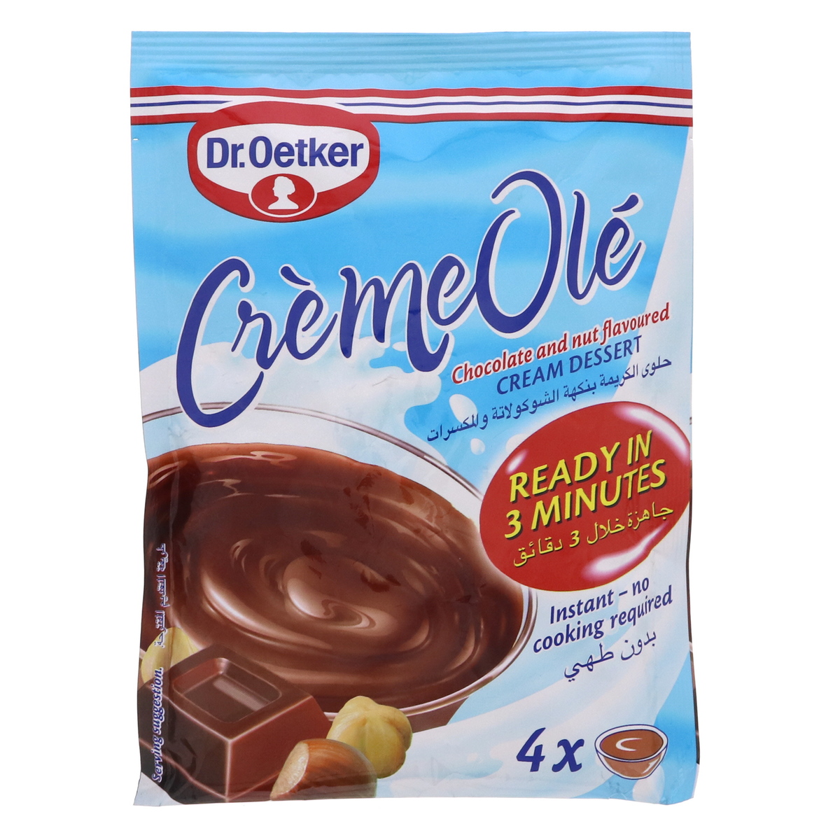 Dr. Oetker CremeOle Chocolate And Nut Flavoured Cream Dessert 125g