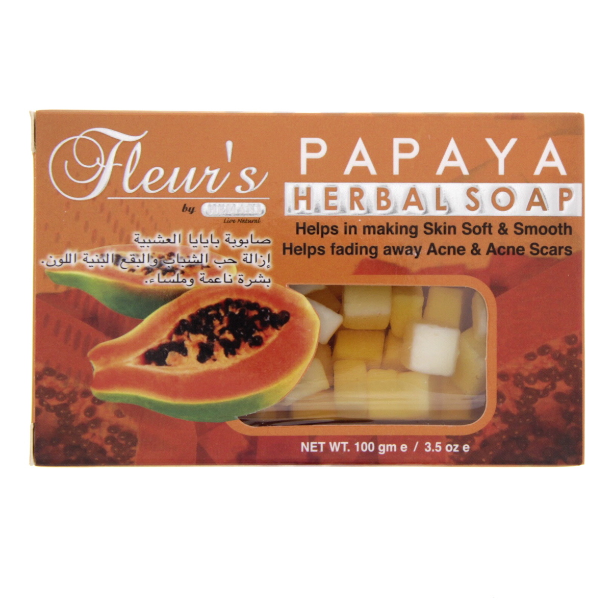 Fleurs Papaya al Soap 100g