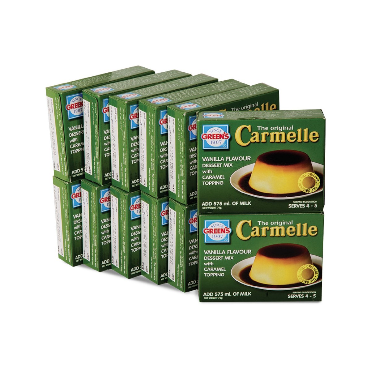 Green’s Creme Caramelle 12 X 70 Gm