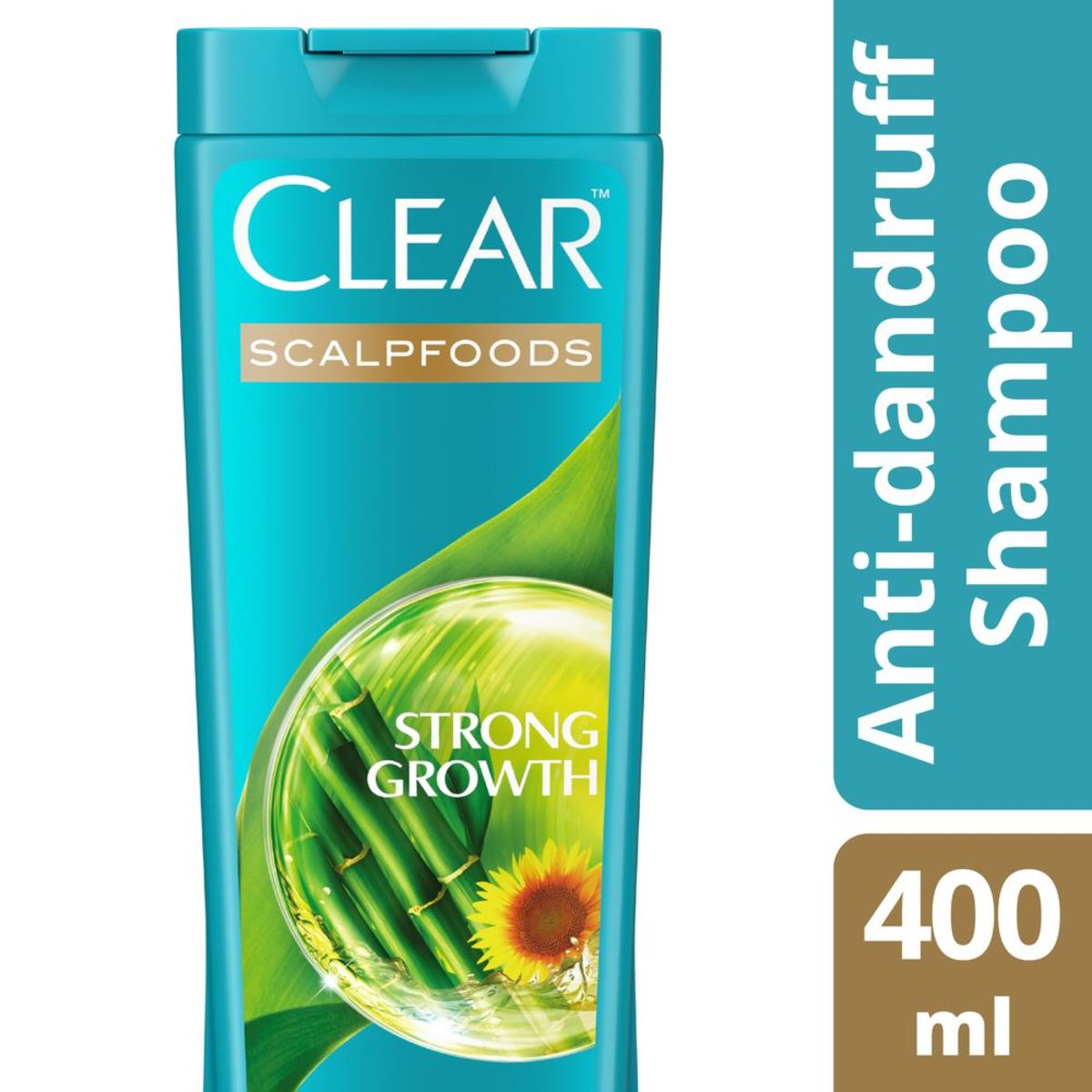Clear Anti-Dandruff Shampoo Strong Growth 400ml