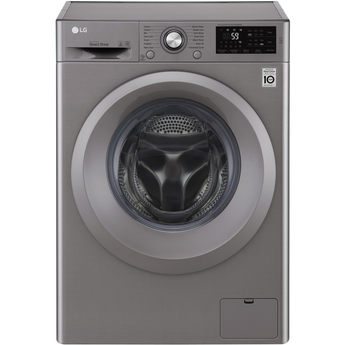Buy Lg Front Load Washing Machine F2j5nnp7s 6kg Online Lulu